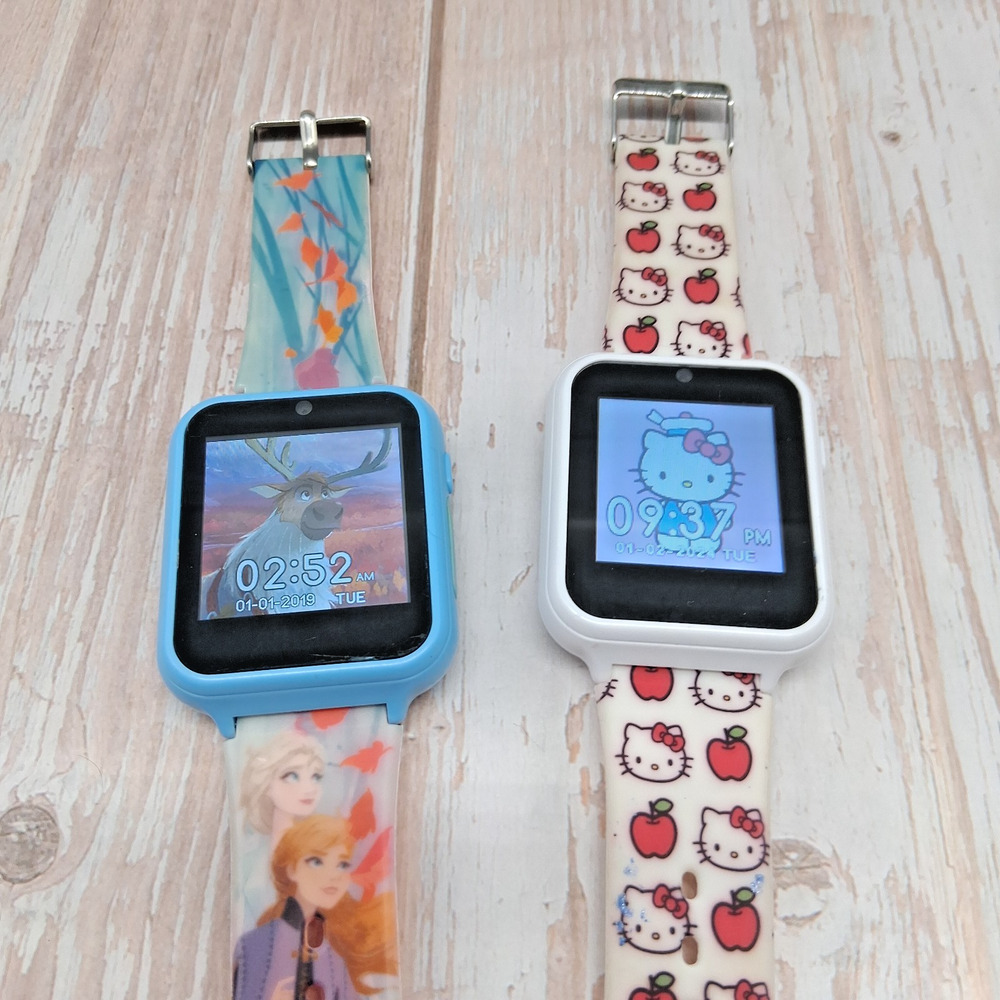 Disney Frozen 2 & Hello Kitty Interactive Kids Smart Watches By Accutime Lot